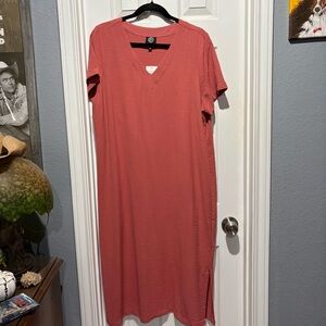 New with Tag. 
Bobeau Terracotta Full-length V-Neck Dress